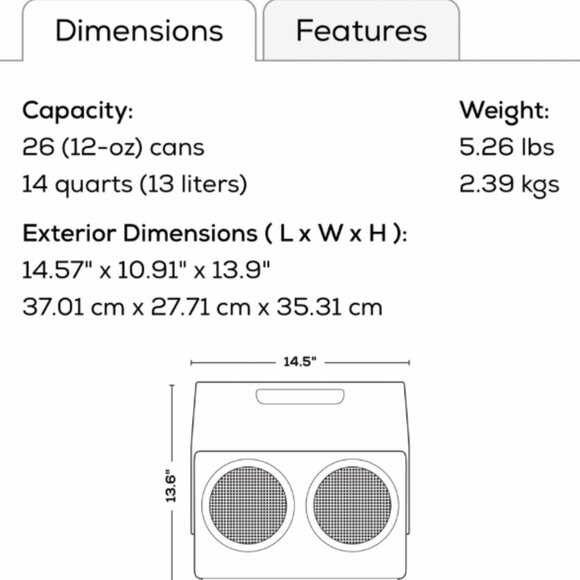 [Igloo] Kooltunes Cooler with Bluetooth - Picture 3 of 3